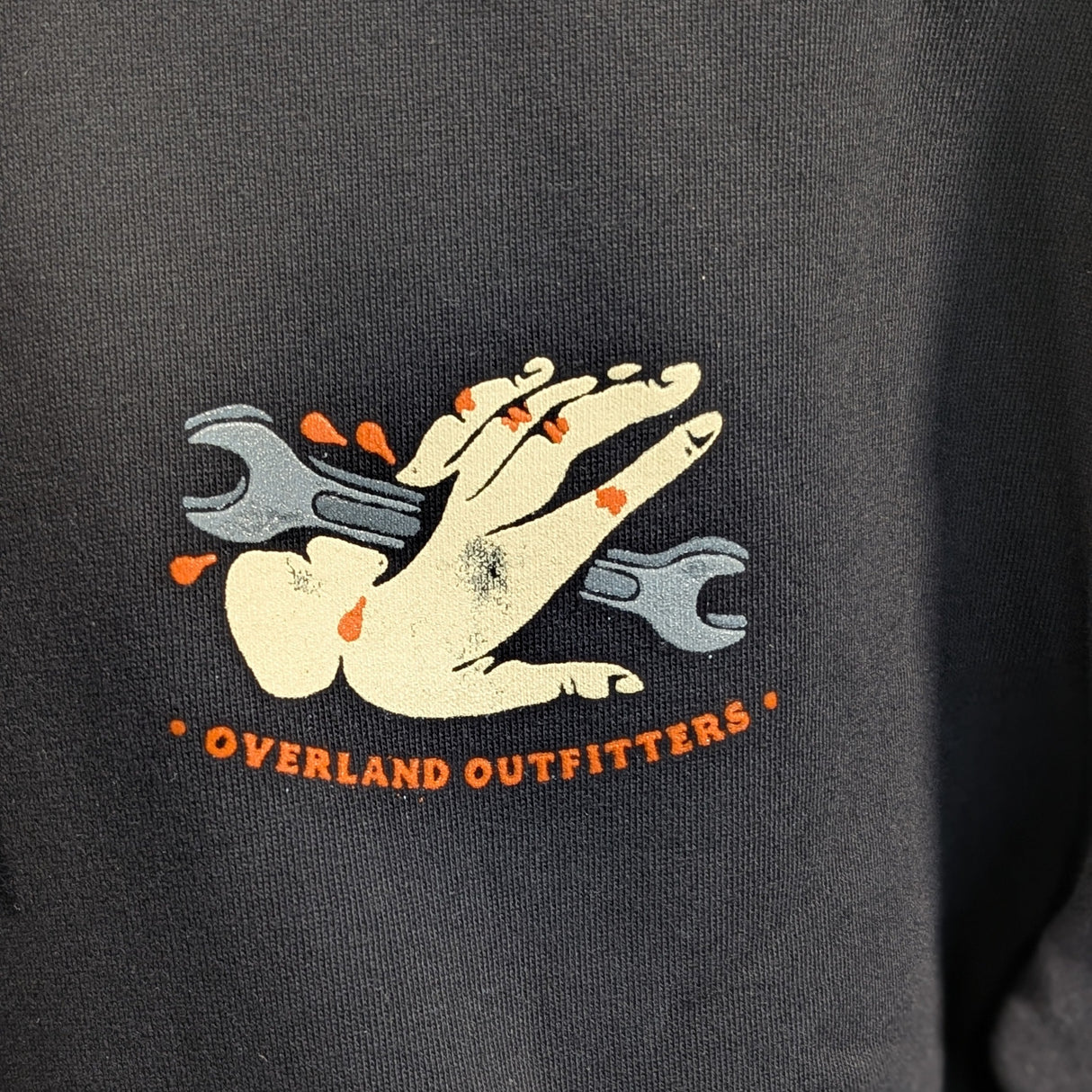Overland Outfitters Built By Bloody Knuckles Hoodie - Hand