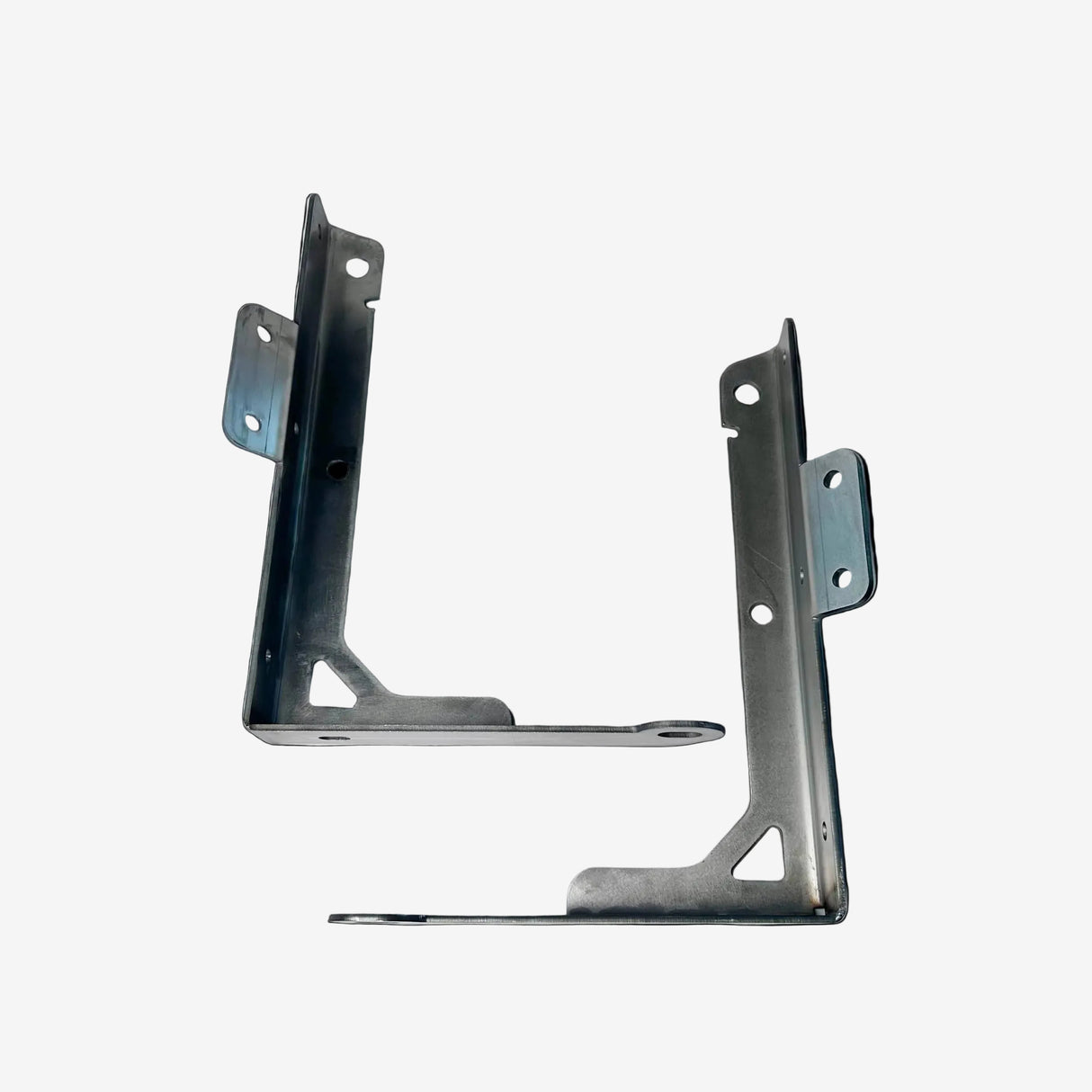 Metal bracket on a white background