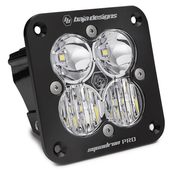 Baja Designs Squadron Pro Black Flush Mount LED Auxiliary Light Pod