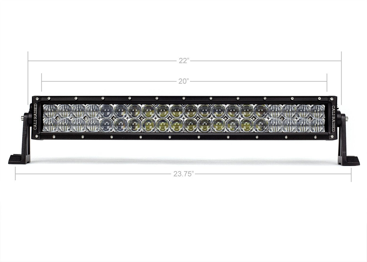 21.5" Dual Row 5D Optic OSRAM LED Bar - Cali Raised LED