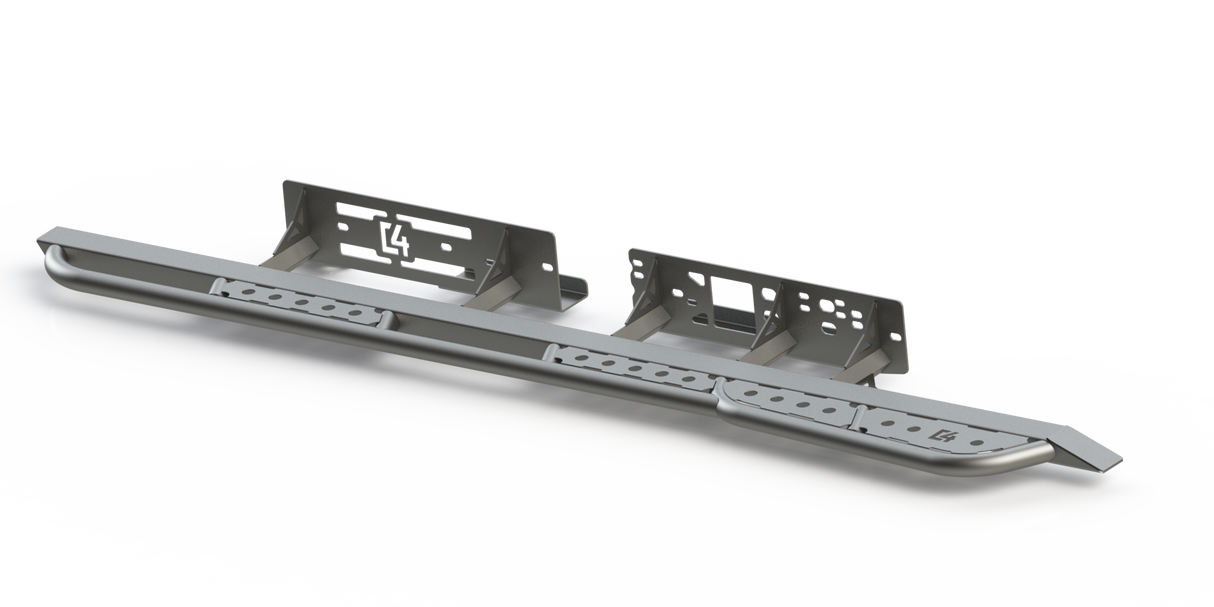 C4 Fabrication's 2014+ Tundra Crew Max Rock Sliders with optional Fill Plates