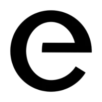 Black Eimkeith 'e' logo on a transparent background