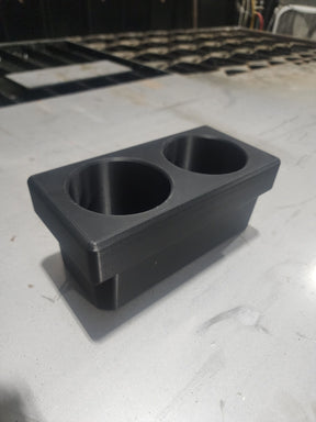 1st Gen 4Runner / Pickup Cup Holder all black with two cup spaces