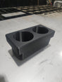 1st Gen 4Runner / Pickup Cup Holder all black with two cup spaces