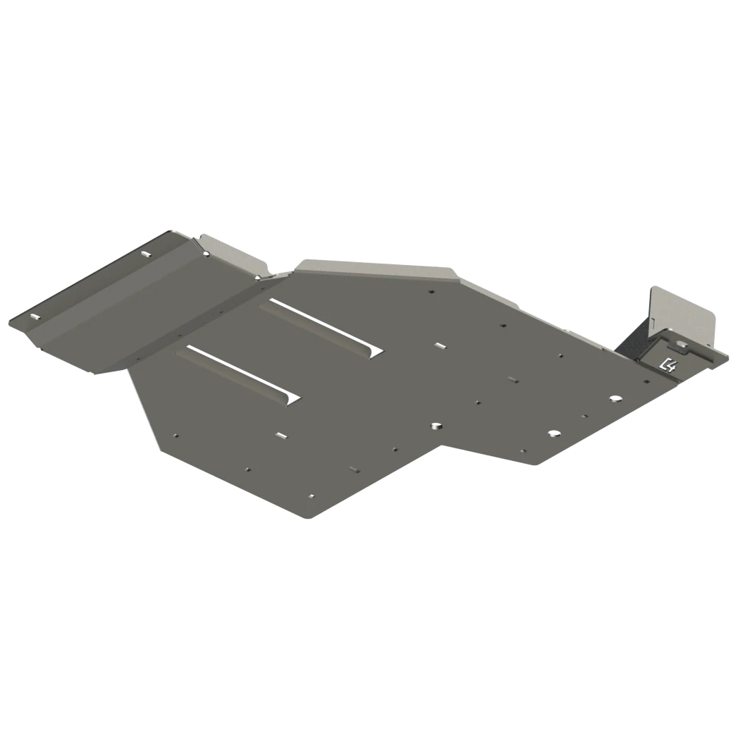 Land Cruiser Rear Skid Plates Front side