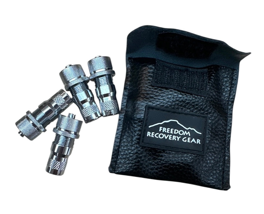 Freedom Recovery Gear EZ-Deflate Screw On Tire Deflation Valves