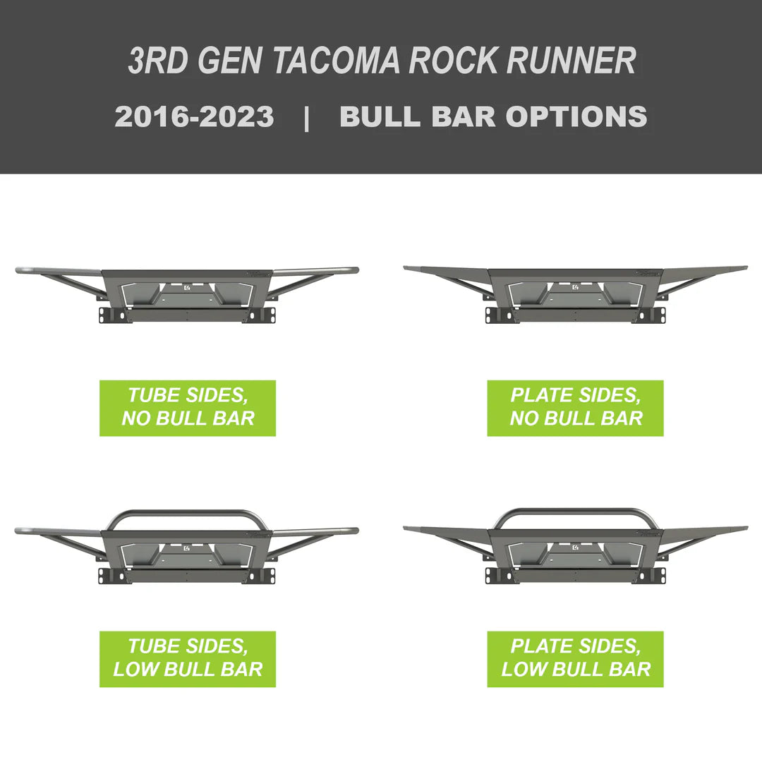 C4 Fabrication 2016-2023 Tacoma Rock Runner Front Bumper