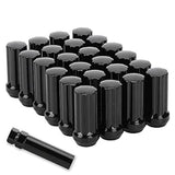 Spline Acorn 1.37" Long - 14x1.50 Lug Nuts - Black