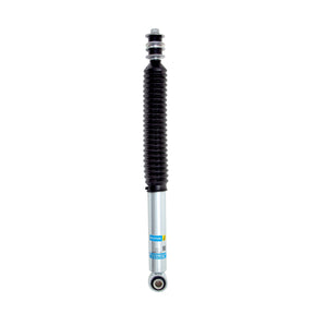 Black and silver Bilstein shock on white background