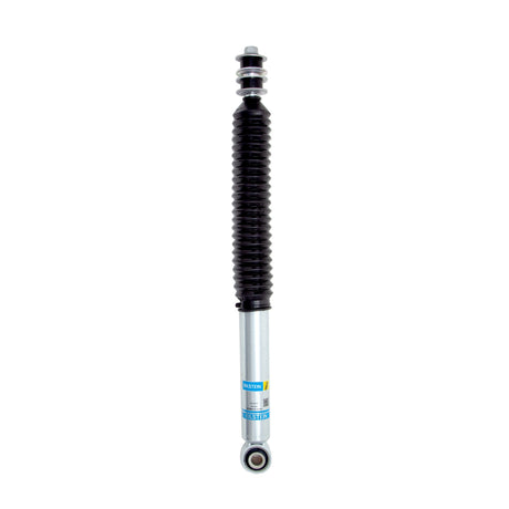 Black and silver Bilstein shock on white background