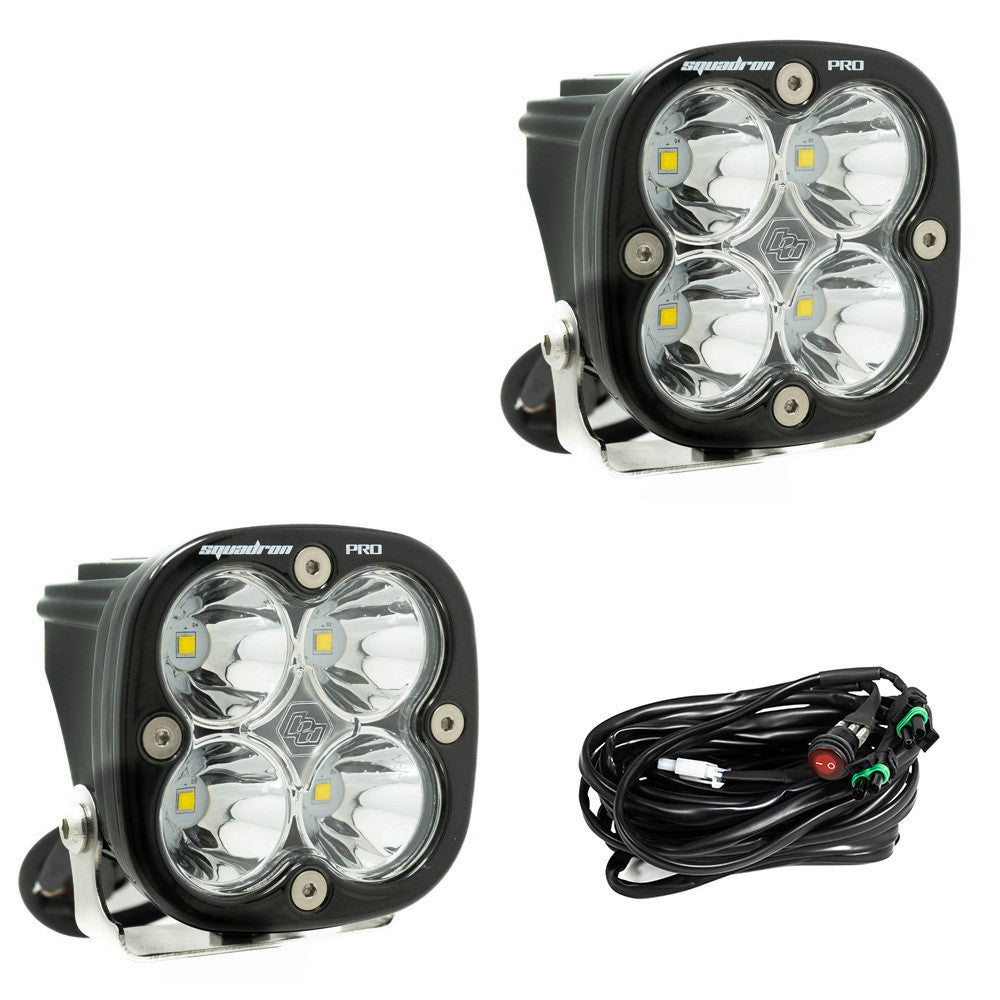 Baja Designs Squadron Pro Black Auxilary Light Pod Pair – Overland