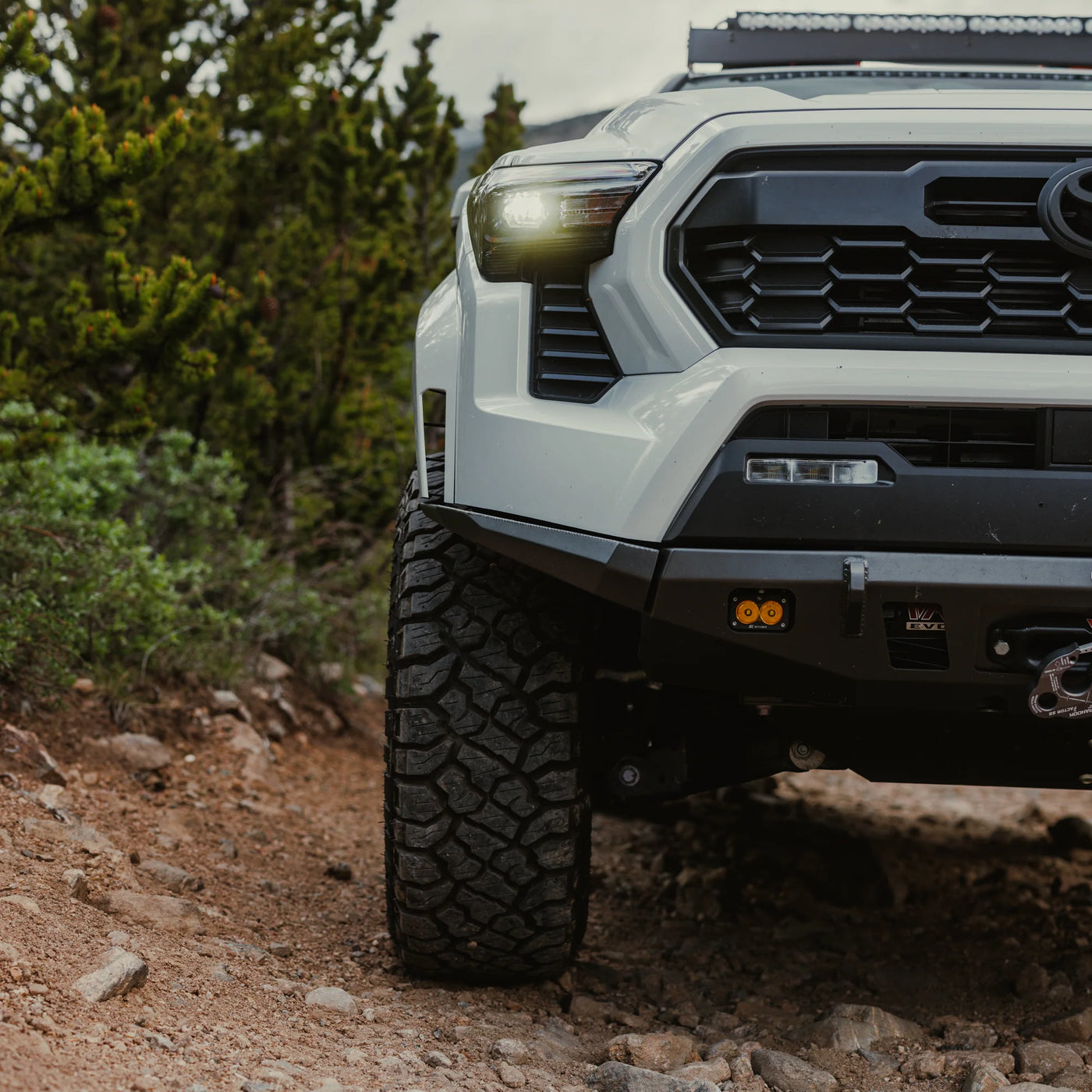 C4 Fabrication 2024 Tacoma Lo Pro Bumper High Clearance Additions