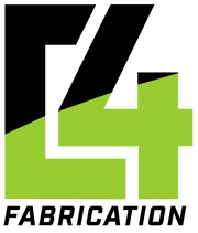 C4 Fabrication Logo with 'C4' in black and green, accompanied by the word 'Fabrication'.