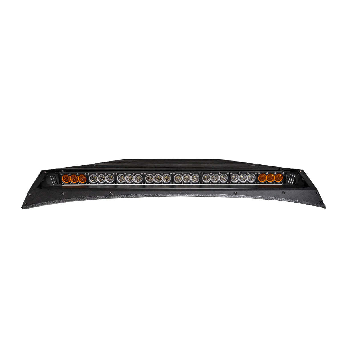 LED light bar with multiple lights on a white background