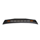 LED light bar with multiple lights on a white background