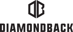 Black 'Diamondback' logo on a transparent background