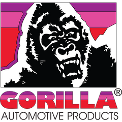 Gorilla Automotive Products logo with a gorilla graphic and colorful background