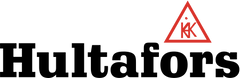 Hultafors logo with a red triangle and symbol on a transparent background