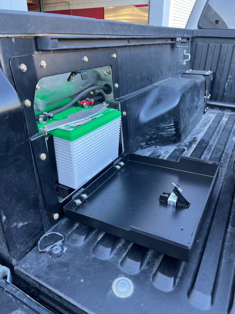 JD Fabrication Tacoma 05-23 Bedside Storage/Battery Relocation Boxes