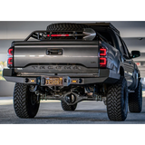 Back view of a Tacoma truck featuring an off road rear bumper