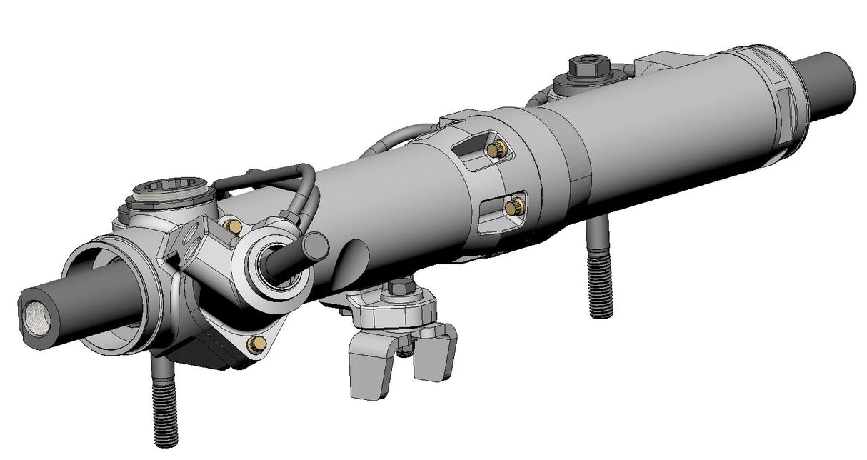 3D model of a mechanical component on a white background