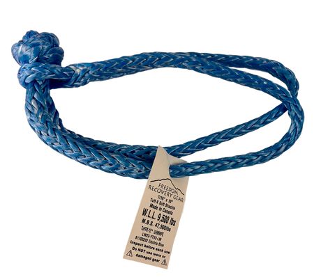 Freedom Recovery Gear Tuff-X 7/16" x 11" Soft Shackle MBS 52K
