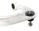 Close-up of an upper control arm with 'Ironman' branding on a white background
