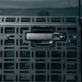 Black storage bin with a handle and 'Westcott Designs' branding.