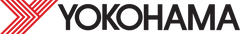 Black Yokohama logo with a red 'y' symbol on a transparent background