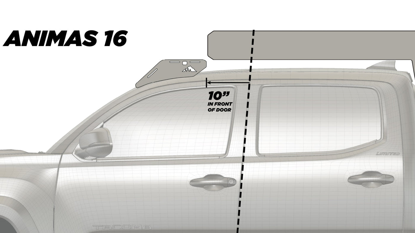 Sherpa 2005-2023 Tacoma The Animas Camper Roof Rack