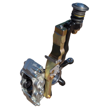 Mechanical component on a white background