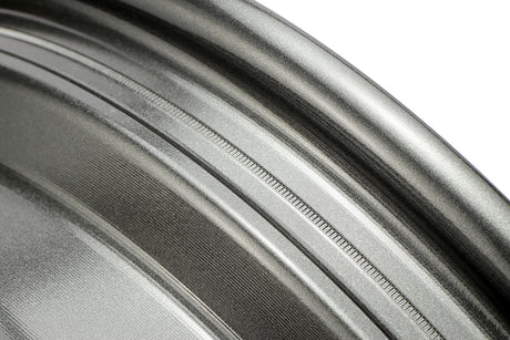 Close-up of a metallic surface with reflective properties