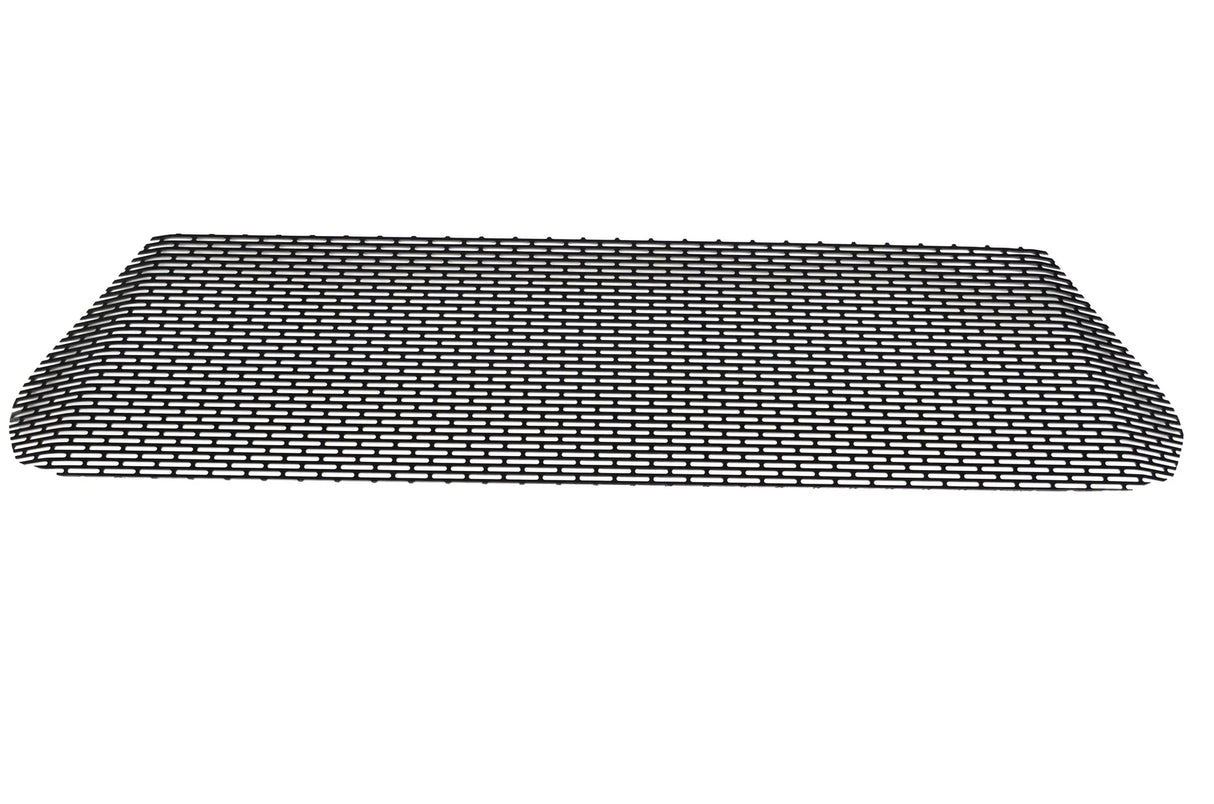 Rectangular metal grating on a white background