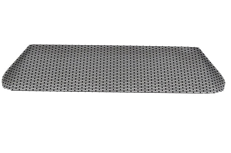 Rectangular metal grating on a white background
