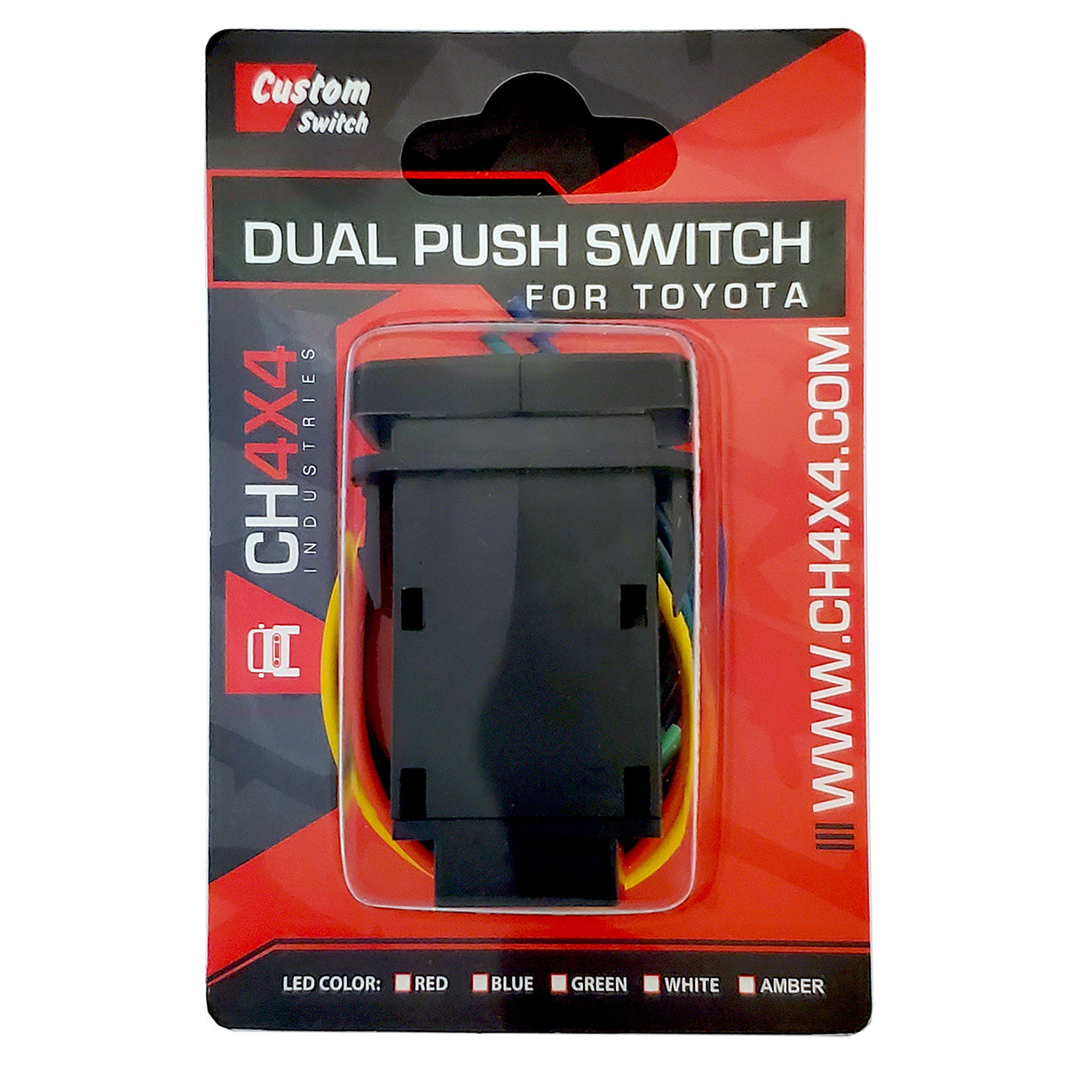 CH4x4 Toyota Dual Function Front & Rear Locker TALL Switch – Overland ...