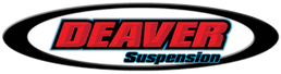 Deaver Suspension logo with red and blue text on a white background