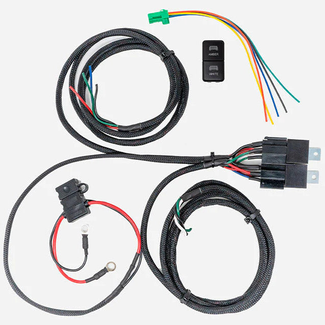 Cali Raised Wiring Harness for Dual Function Light Bar