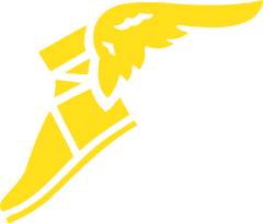 Goodyear yellow 'wingfoot' logo on a transparent background