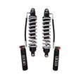 Truck shock absorber with black and white design on a white background