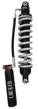 Shock absorber with pump on a white background