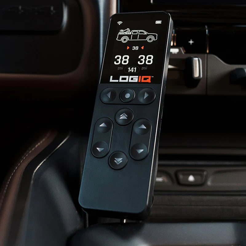 Car remote control with digital display on a car dashboard