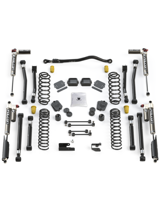 Full suspension lift kit on white background