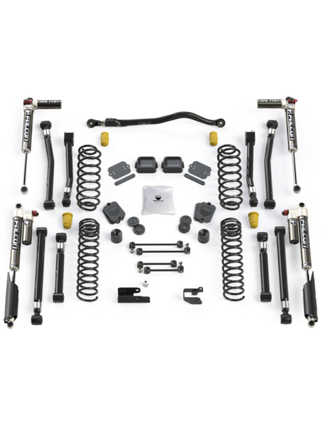 Full suspension lift kit on white background
