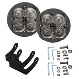 Vivid Lumen FNG 3 SAE Round Pod Lights Pair