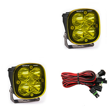 Baja Designs Squadron Sport Black LED Aux Light Pod (Pair