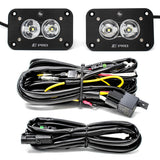 Baja Designs LED S2 Pro Black Flush Mount LED Light Pod Reverse Kit