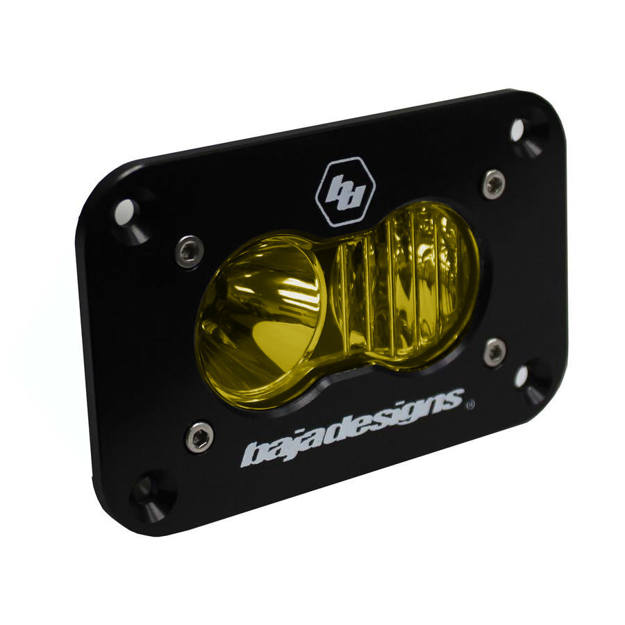 Baja Designs LED S2 Sport Black Flush Mount LED Auxiliary Light Pod