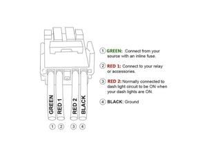Cali Raised - Toyota OEM Style "Backup Lights" Switch TALL