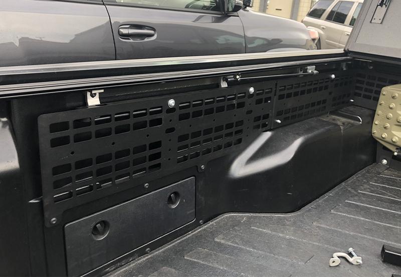 Cali Raised 2005-2023 Tacoma Bed Molle System for Bakflip Cover