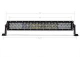 21.5" Dual Row 5D Optic OSRAM LED Bar - Cali Raised LED